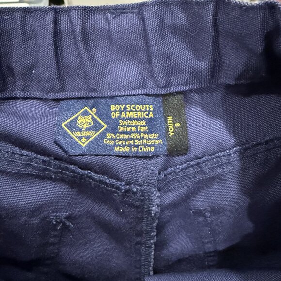 Boy Scouts of America Cub Scouts Youth Pants Zip off - Picture 2 of 2